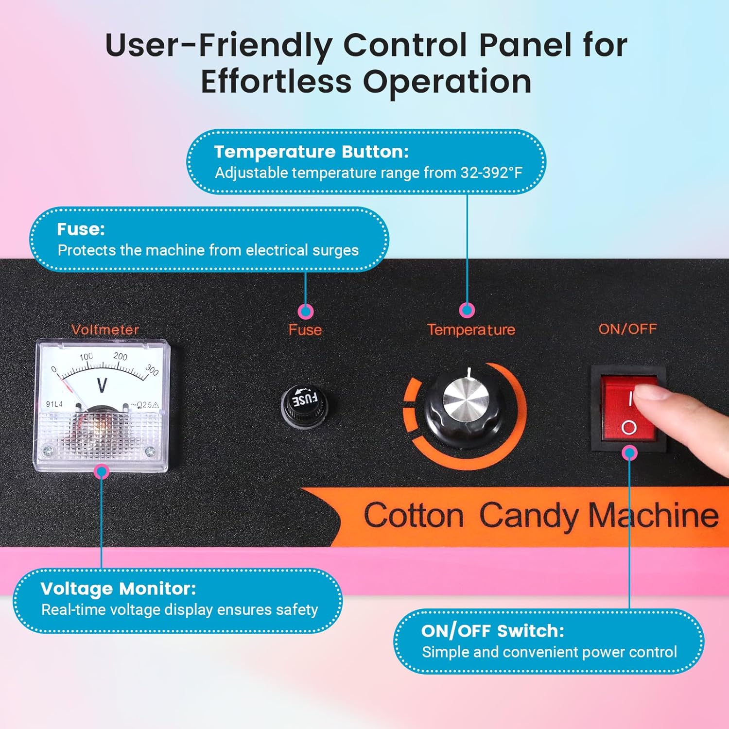 MHT2 Elektrische Suikergoedmac - Candy Floss Machine recensie en prijs