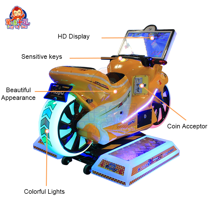 Indoor kinder motorrace arcade - Coin Operated Kiddie Ride recensie en prijs