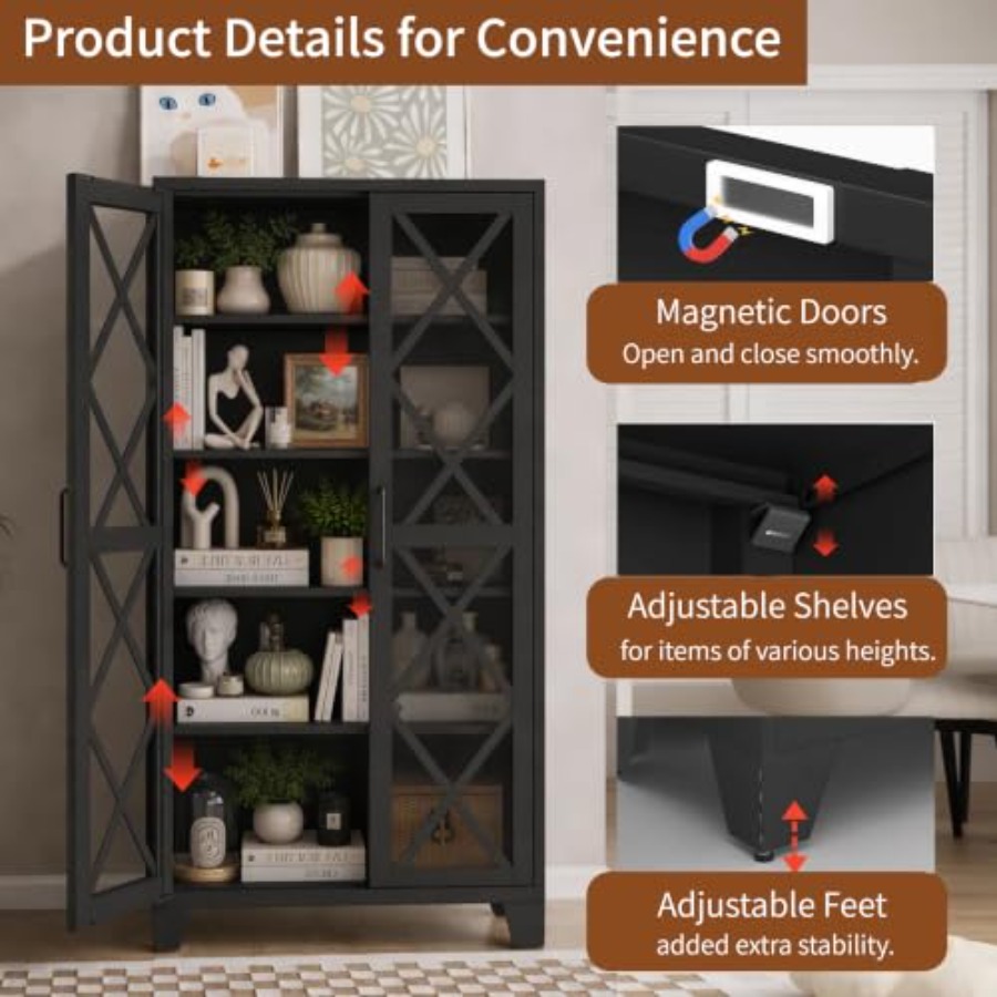 71 H glazen vitrinekast voor g - Glass Cabinet Display recensie en prijs
