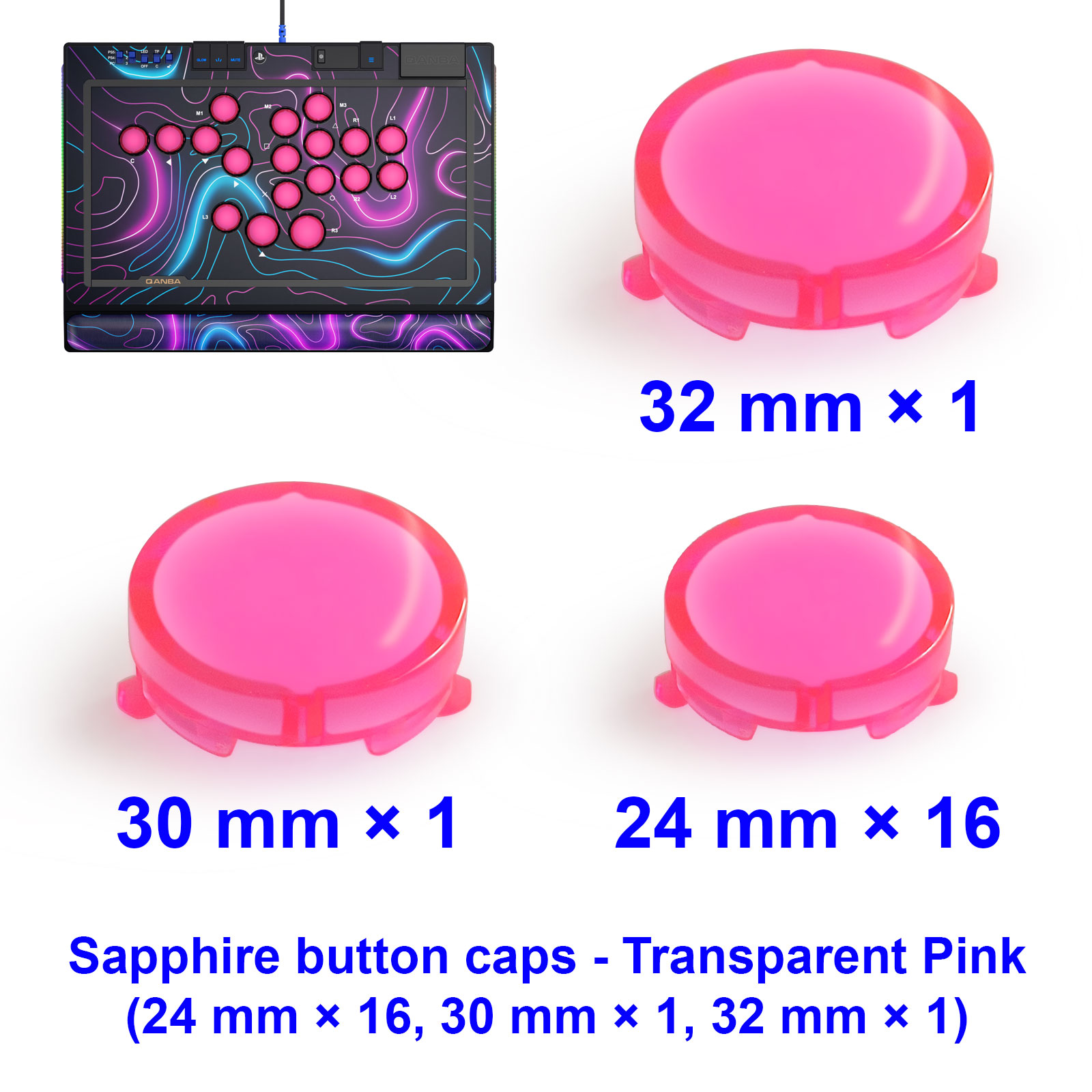 QANBA SAPPHIRE S1 Knopdop Arca - Joystick Arcade Parts recensie en prijs