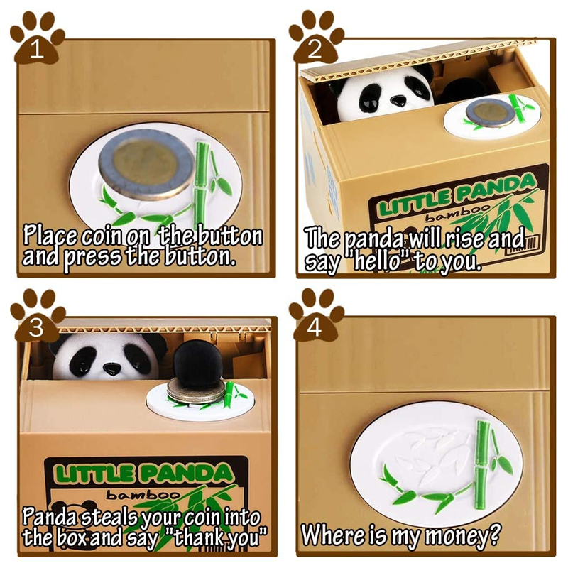 Kat Panda Stealing Coin Spaarp - Coin Operated Kiddie Ride recensie en prijs