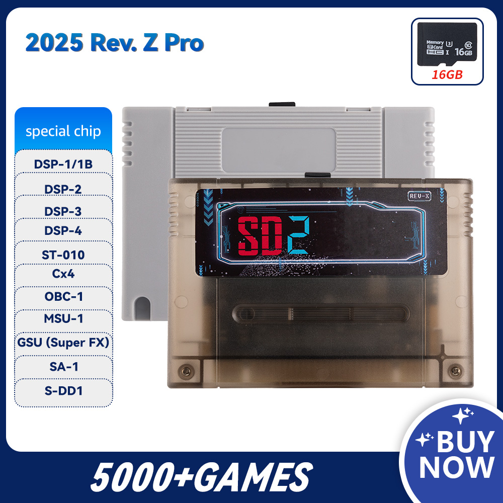 SD2-game SNES voor SD2SNES Rev - Arcade Z recensie en prijs