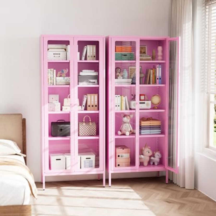 5-laags glazen vitrinekast voo - Glass Cabinet Display recensie en prijs