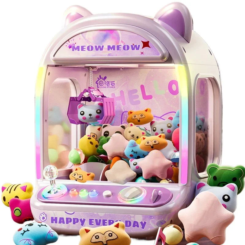 DIY Paarse Automatische Pop Ma - Claw Crane Machine recensie en prijs